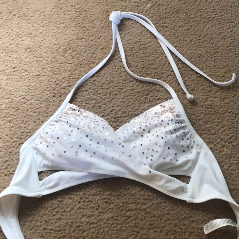 White bikini top from Victoria’s Secret